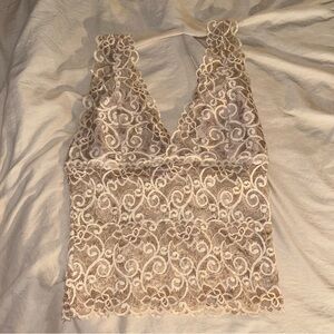 Lace tank top